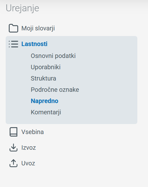 Posnetek zaslona, napredno