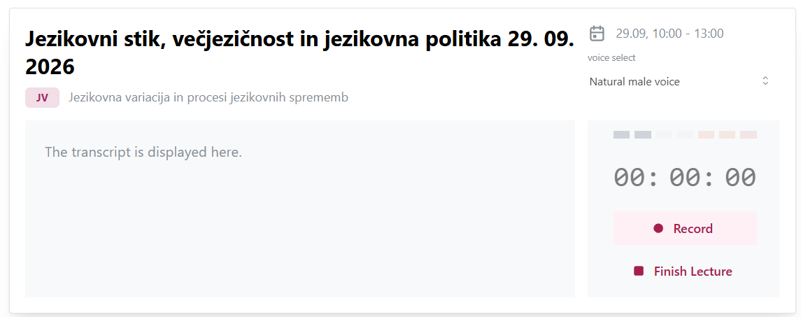 Testiranje mikrofona na platformi ON Stream